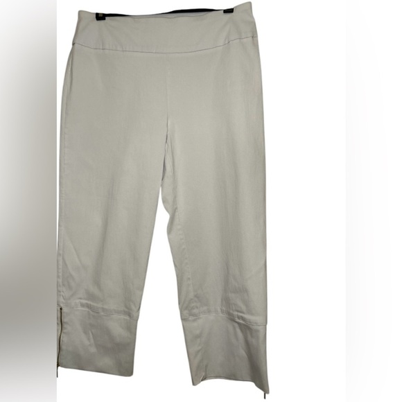 Zac & Rachel white capri, size‎ 10. - Picture 1 of 5